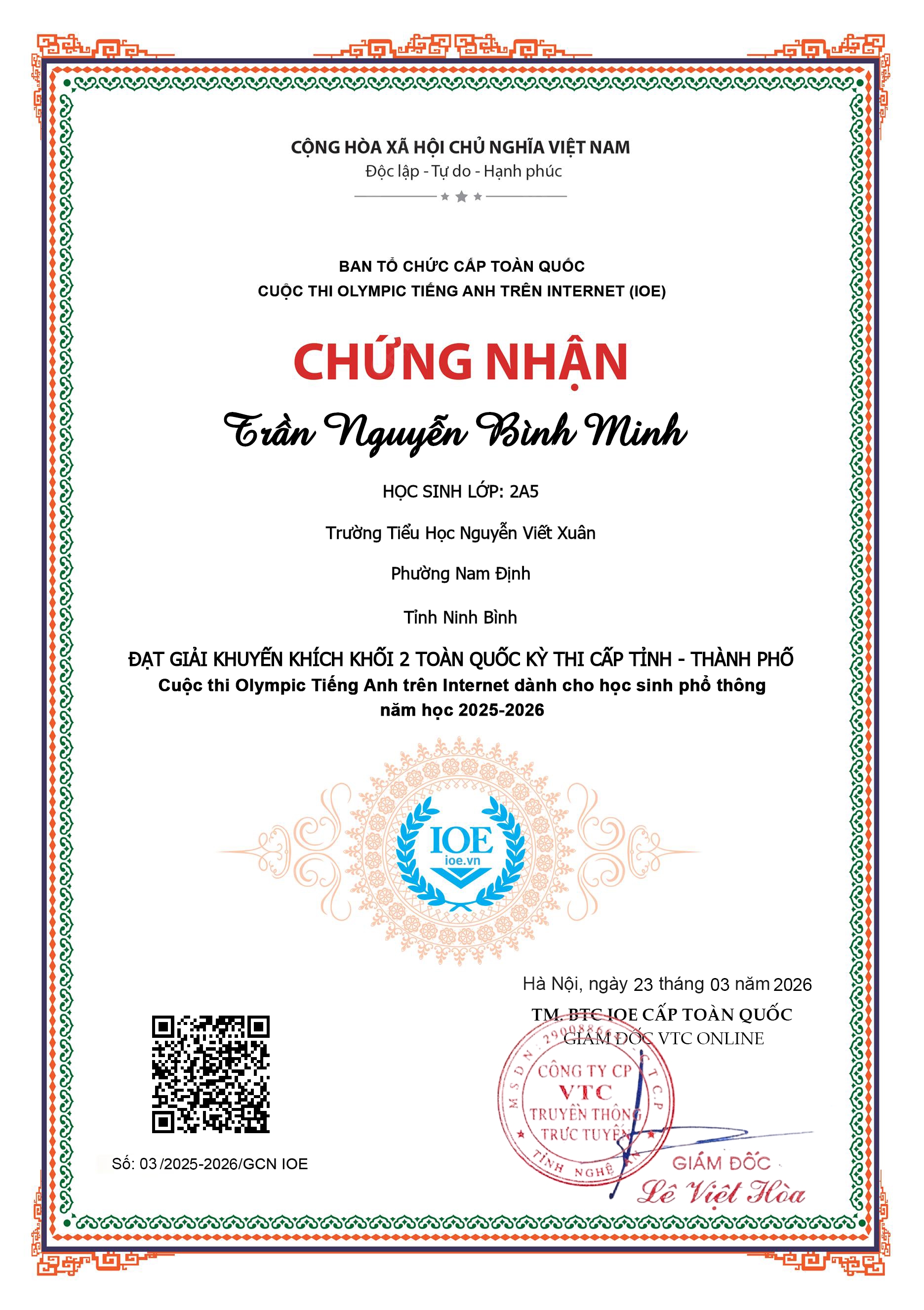 Binh Minh 2A5 KK TQ